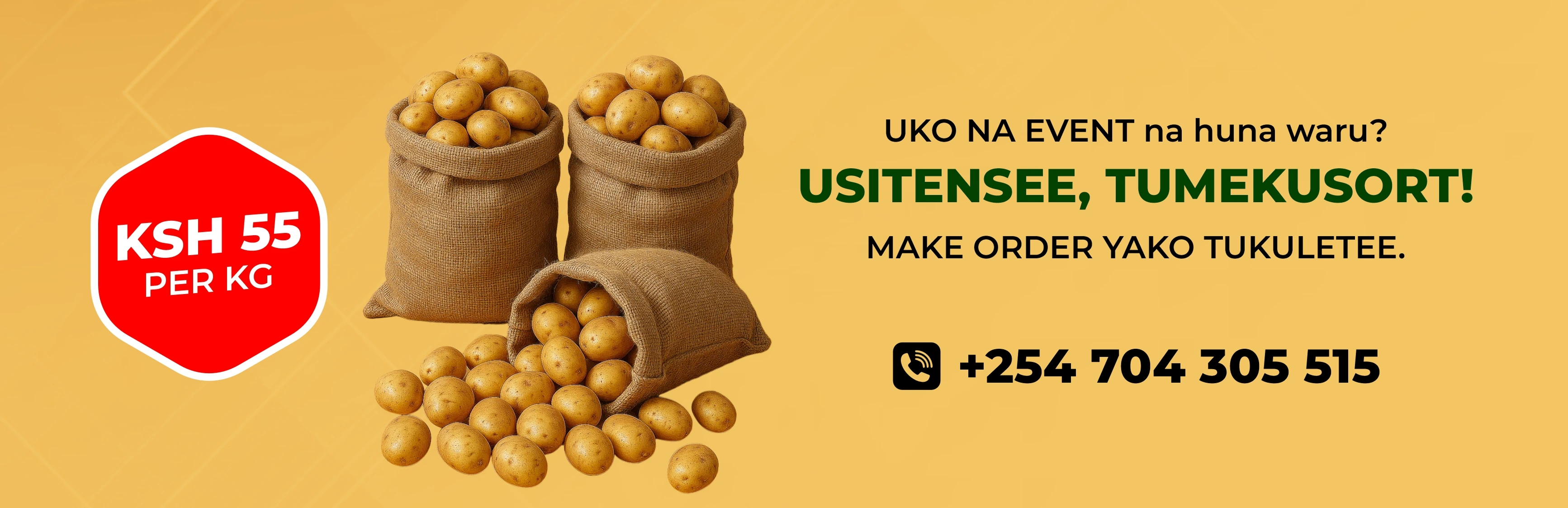 Potato banner desktop